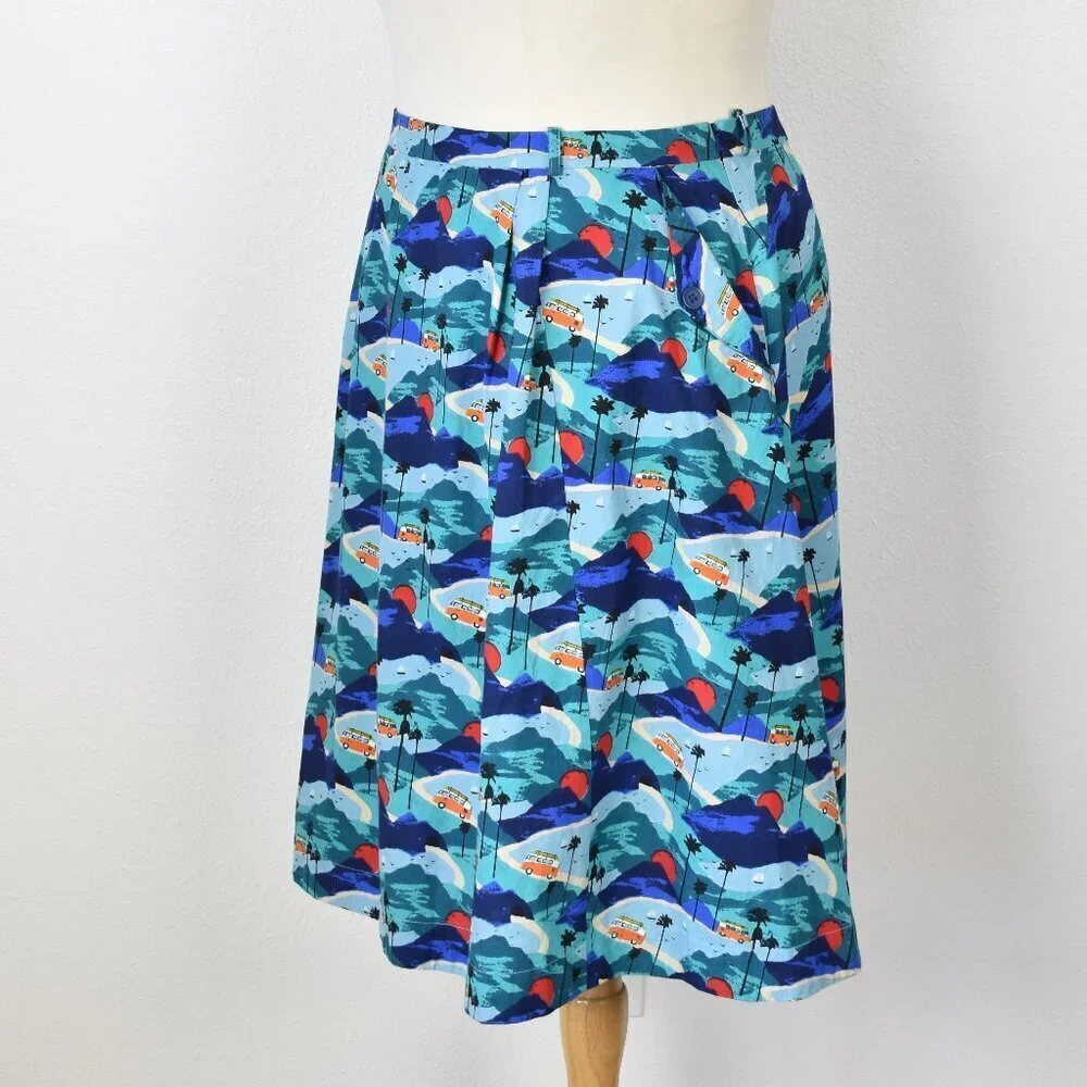 Emily and Fin ModCloth Pippa Skirt Road Trippin NEW - 3X - Picture 5 of 11